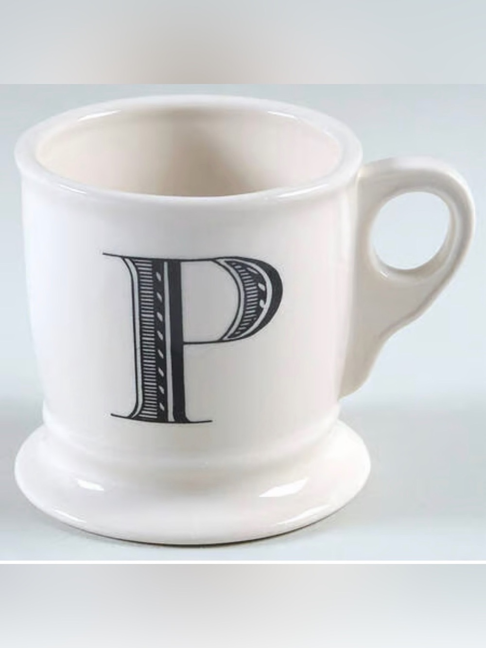 Anthropologie Monogrammed “P” Mug
